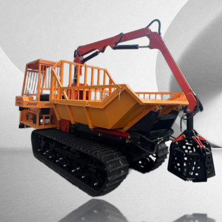 Crawler Dumper Ni ipese pẹlu Crane Grab 5000kg