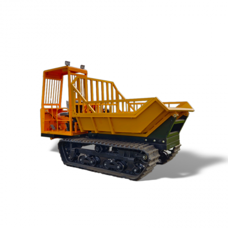 3500kg Crawler Dumper Gbogbo Terrain Transporter Scissor Gbe 2.4m